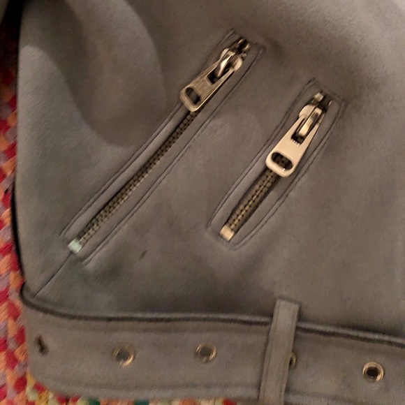 Powder blur Zara moto jacket - Picture 2 of 8